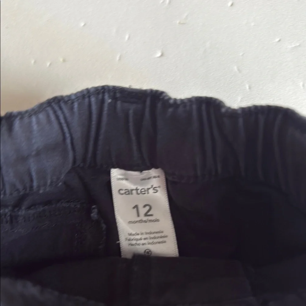 Carter’s Black Boys Pants 12 Months